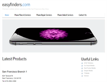 Tablet Screenshot of easyfinders.com